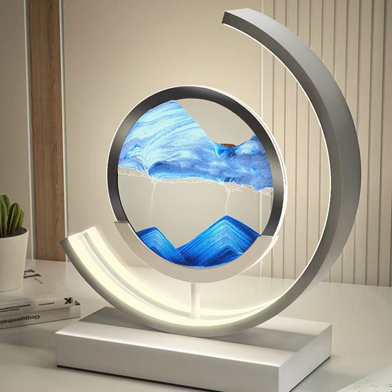 Beruhigende Sandkunst Tischlampe - Ruhige Heim Dekoration