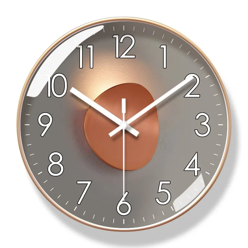 Moderne Designer Wanduhr ohne Ticken – Stilvolle & leise Uhr für Wohnzimmer