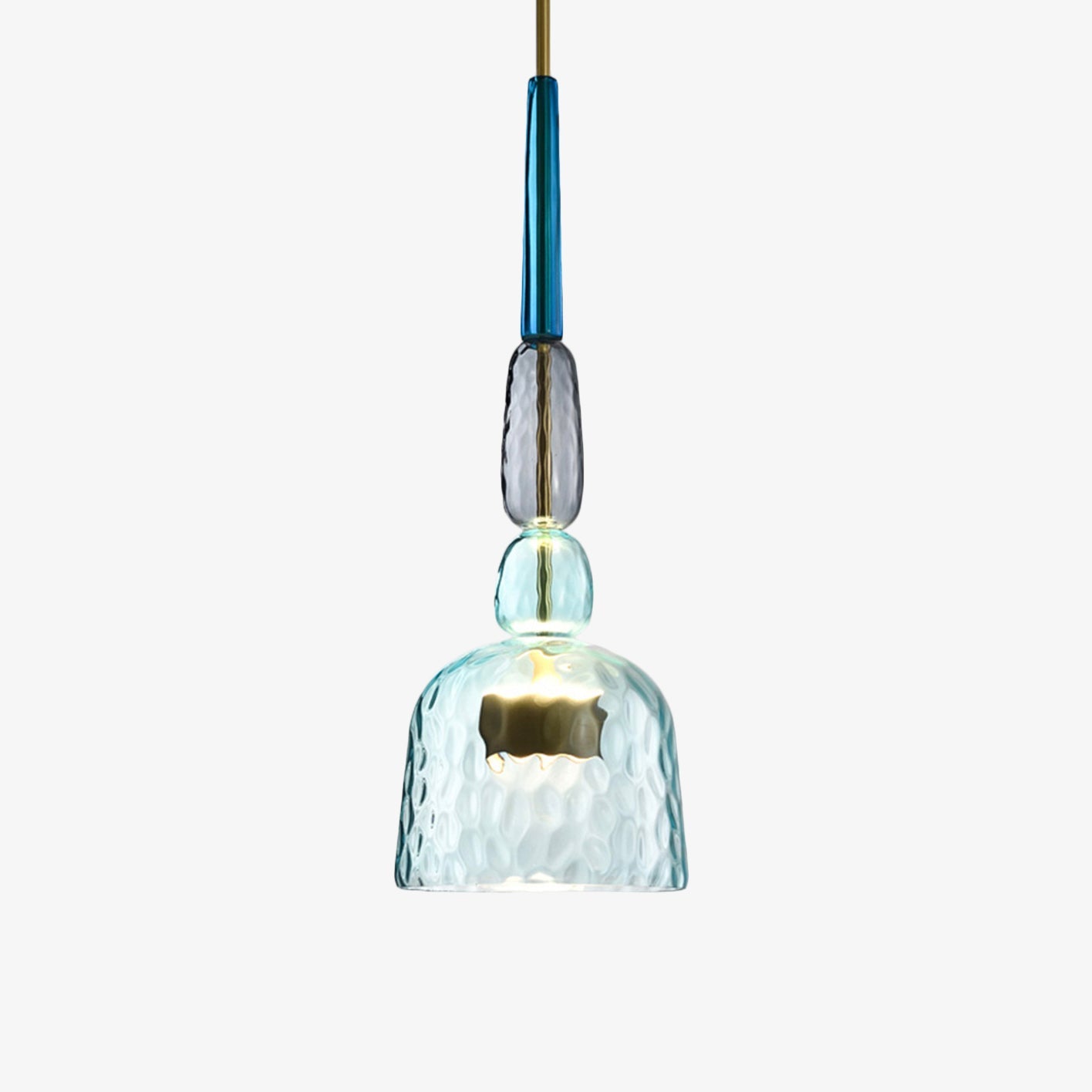 Moderne LED-Hängelampe mit farbiger Schirmoptik – für Wohnräume