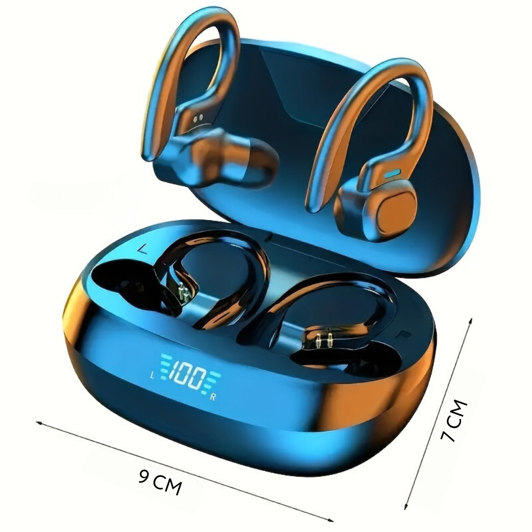Kabellose Bluetooth-Ohrhörer mit Touch-Steuerung – Sport-Kopfhörer mit IPX7 & Ladeetui