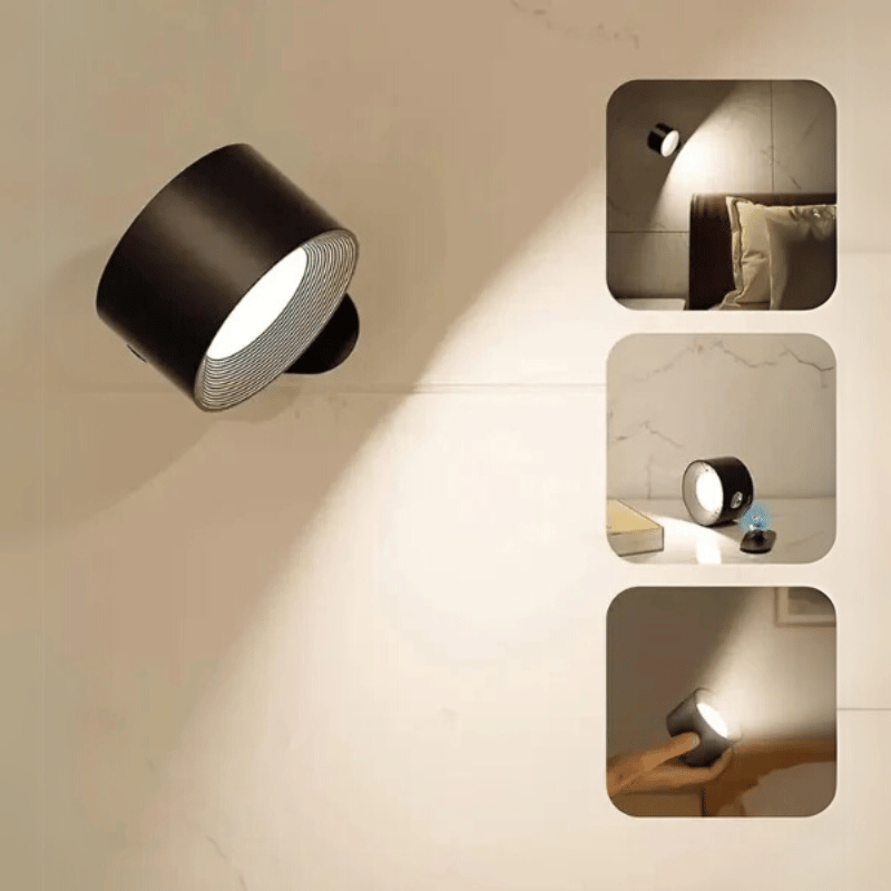 Kabellose LED-Wandleuchte mit Touch-Steuerung & magnetischer Halterung