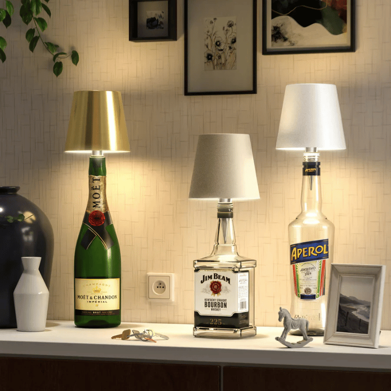 LED-Beleuchtung Schnurlose Flaschenlampe Design