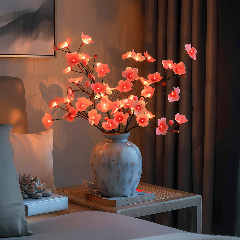 LED-Olivenzweig-Lichterkette warmweiß LEDs