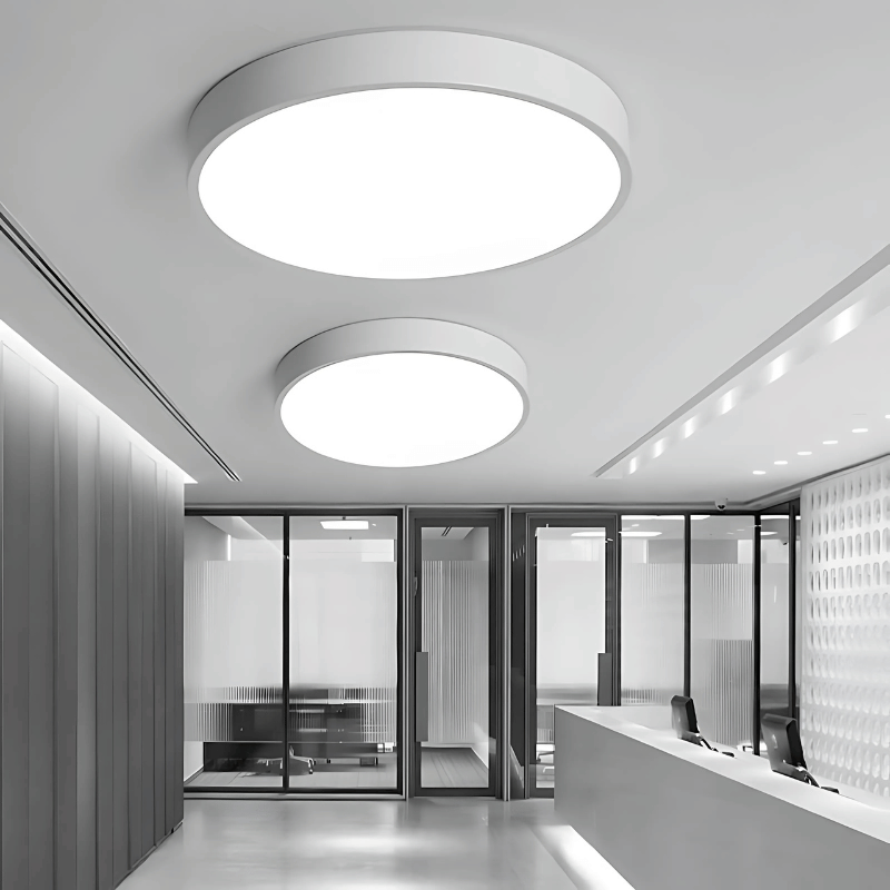 Modernes LED-Deckenlicht Rund & Flach