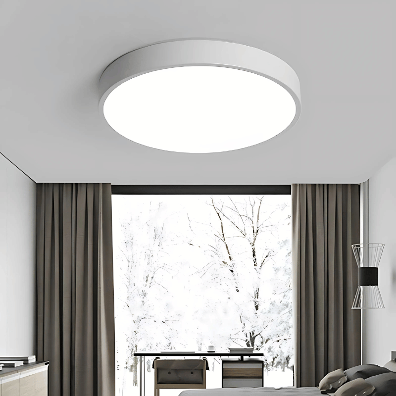Modernes LED-Deckenlicht Rund & Flach
