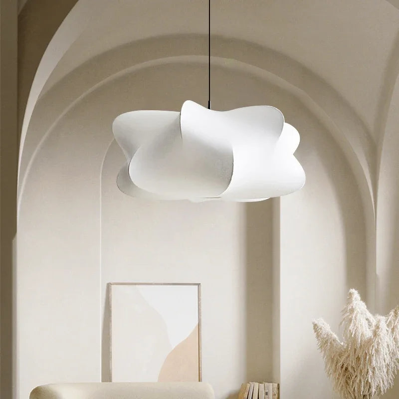 Minimalistische Pendelleuchte aus Seide – Stilvoll & Beruhigend