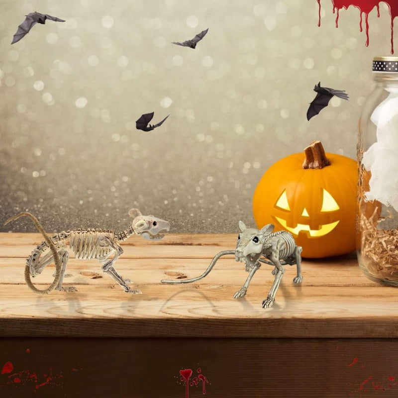 Hängendes Skelett Wanddeko – Spukige Halloween Deko für Haus & Party