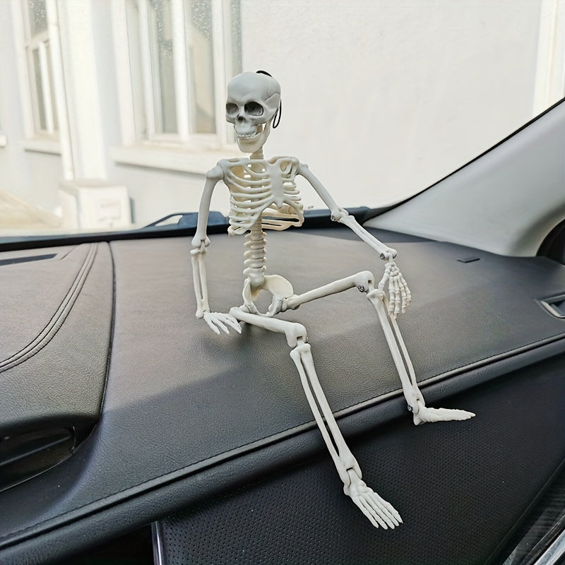 Hängendes Skelett Wanddeko – Spukige Halloween Deko für Haus & Party