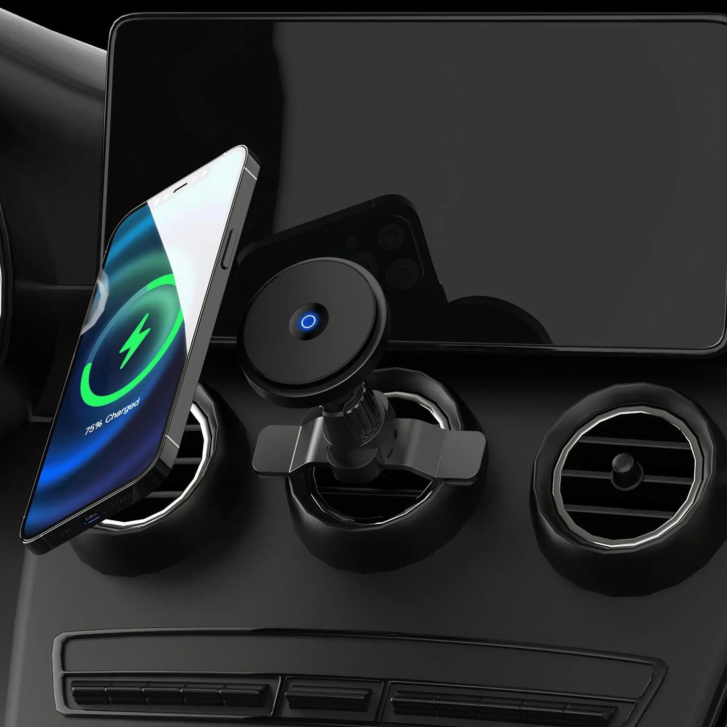 Magnetische Kfz-Halterung mit MagSafe und Schnellladefunktion für iPhones
