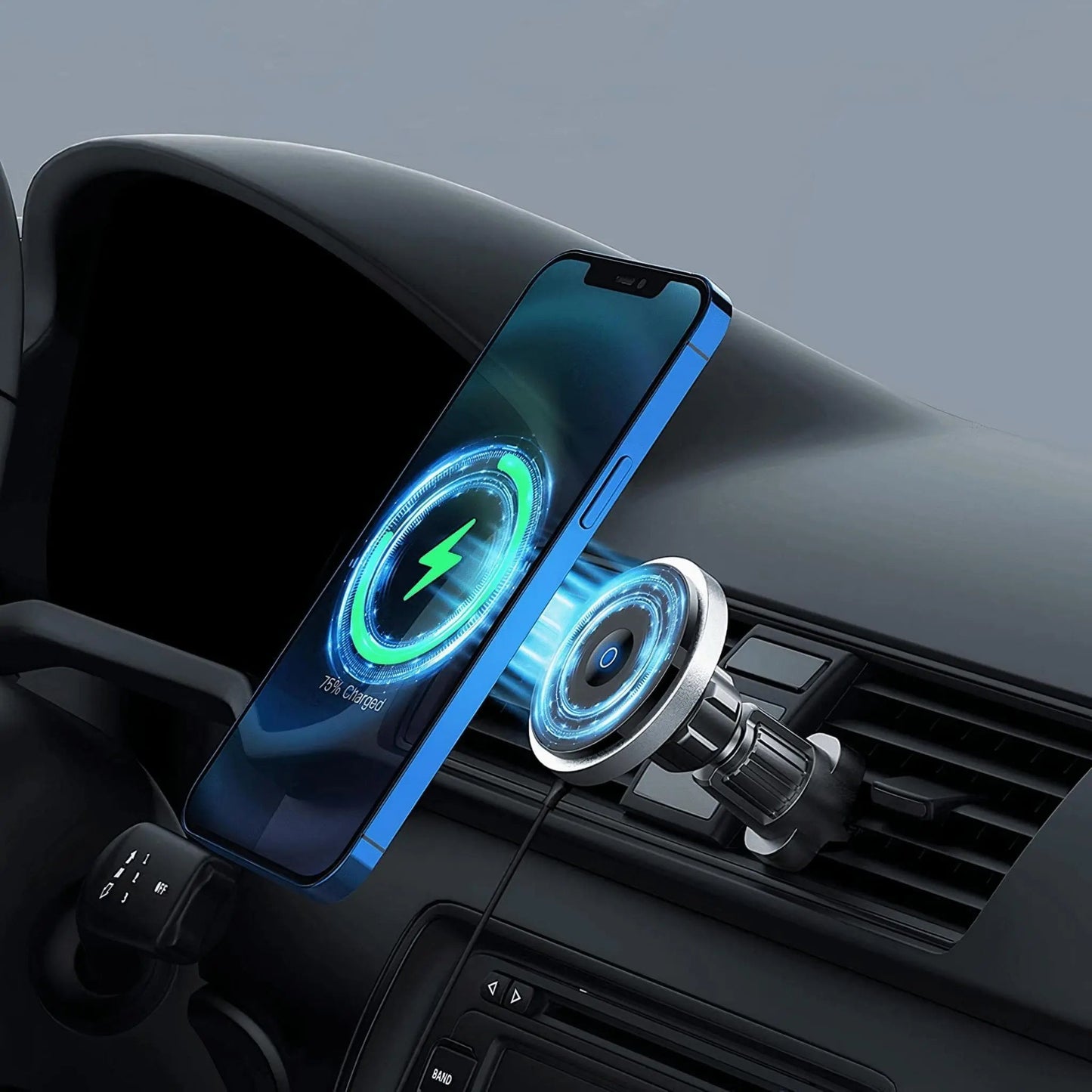 Magnetische Kfz-Halterung mit MagSafe und Schnellladefunktion für iPhones