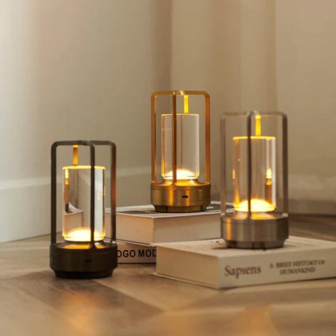 Kabellose LED Tischlampe wiederaufladbar mit Touch-Steuerung