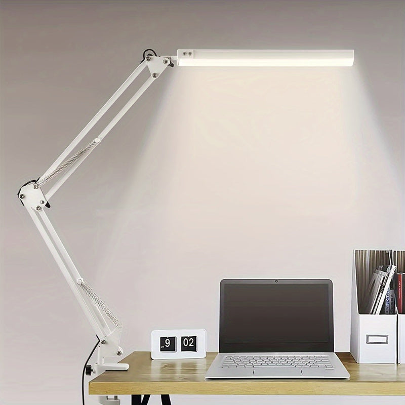 LED Klemmlampe mit Dimmer – USB-Licht mit 3-Farbwelten und 10-Stufen-Helligkeit