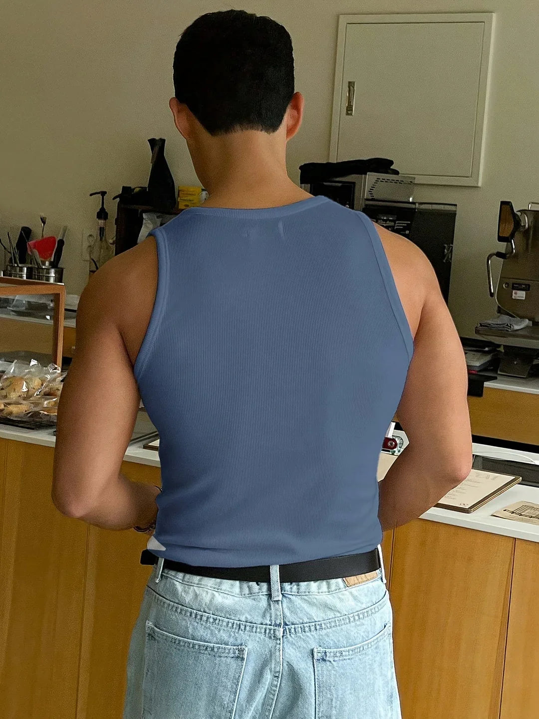 Herren Tanktop Mit Atmungsaktivem Design