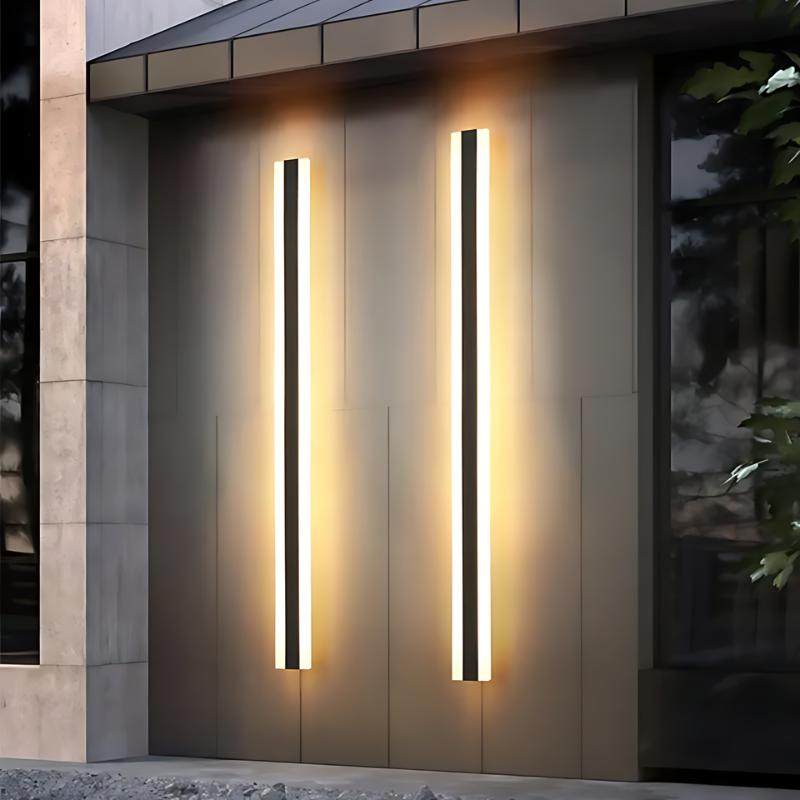 Outdoor wall lamp and waterproof outdoor lights featuring LED outdoor lighting with a modern design