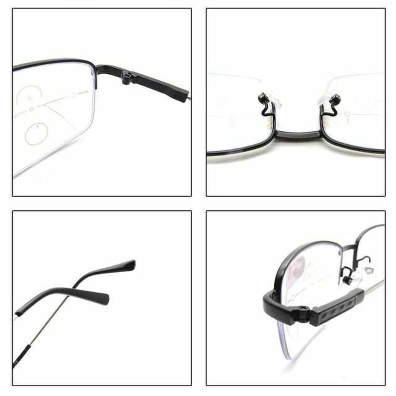 Unisex-Brille mit Blaulichtfilter und Smart Zoom