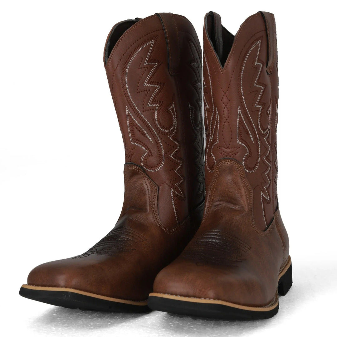 Damen Cowboy Stiefel Mit Totem Muster