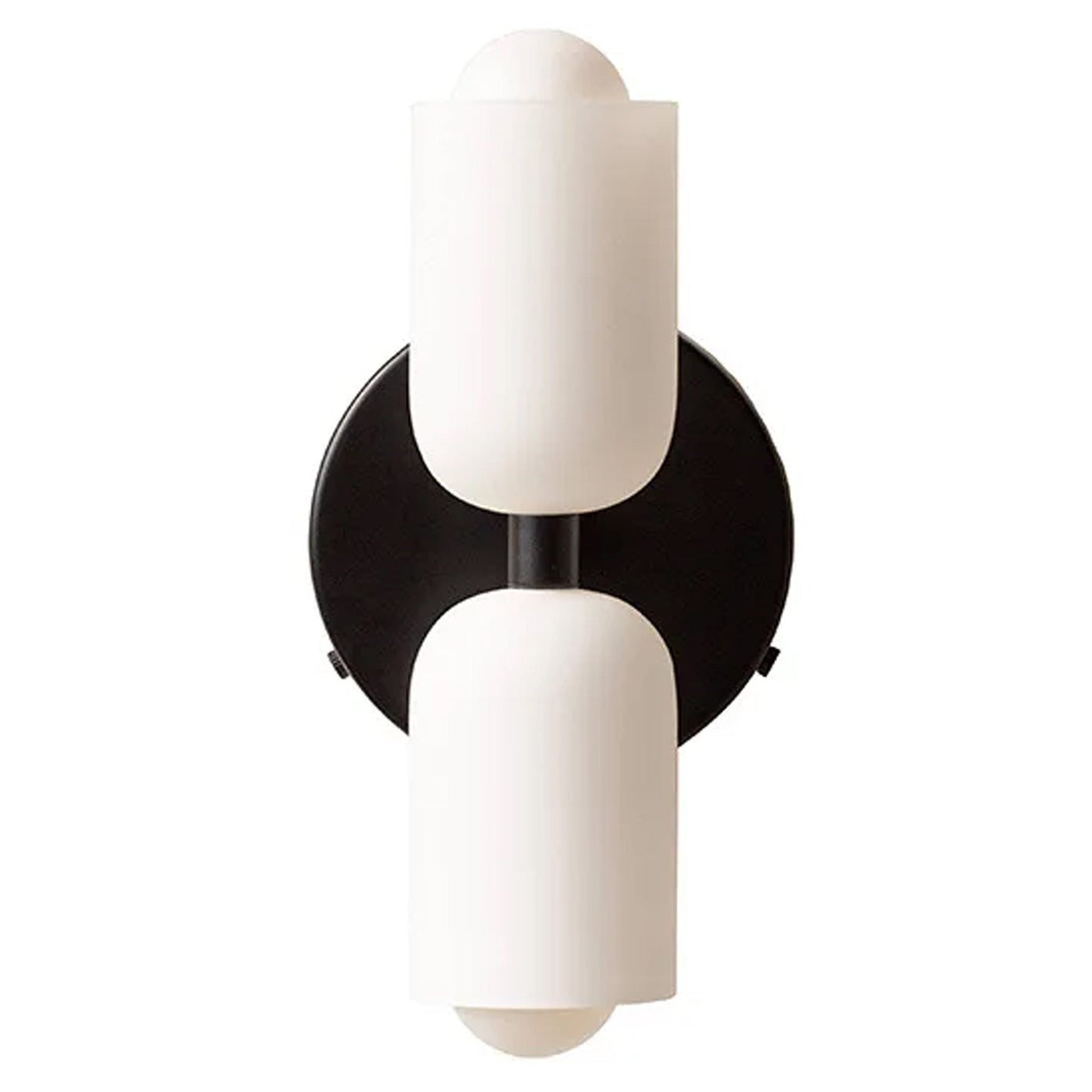Moderne Wandleuchte Dot mit doppeltem Leuchtkopf