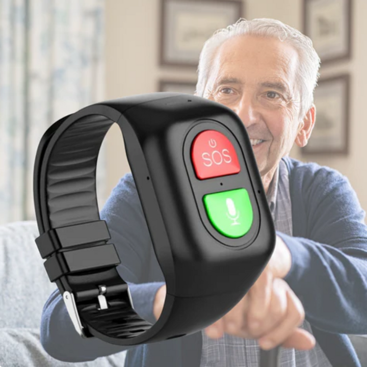 4G Smartwatch für Senioren mit GPS, SOS-Alarm und Standortverfolgung