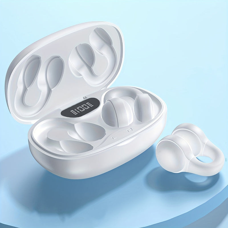 Kabellose Touch-Headset-Ohrringe mit Sportdesign und Ladecase