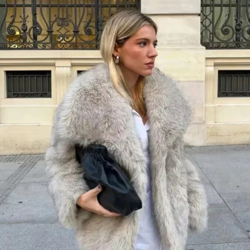 Damen Kurzjacke Mit Reverskragen Und Druckknöpfen