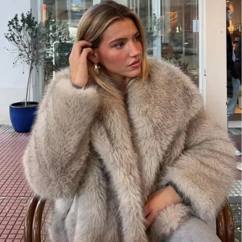 Damen Kurzjacke Mit Reverskragen Und Druckknöpfen