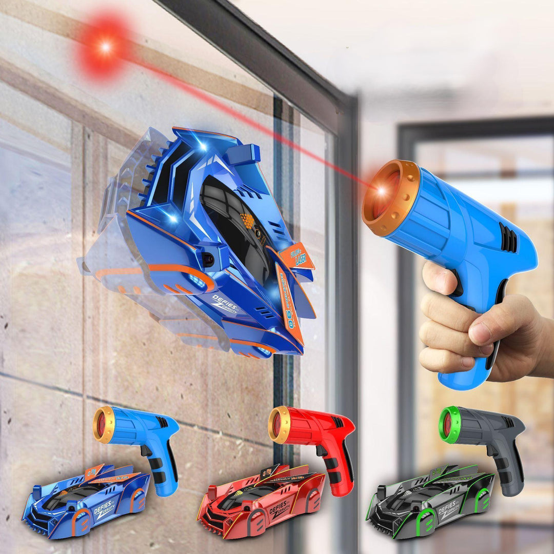 Wandkletterndes RC Auto mit Lasersteuerung