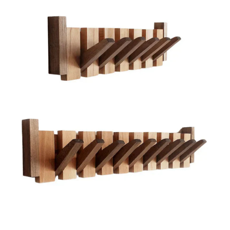 Wandhaken aus Holz - Stilvoller Kleiderhaken im Klavierdesign für Flur, Büro und Schlafzimmer