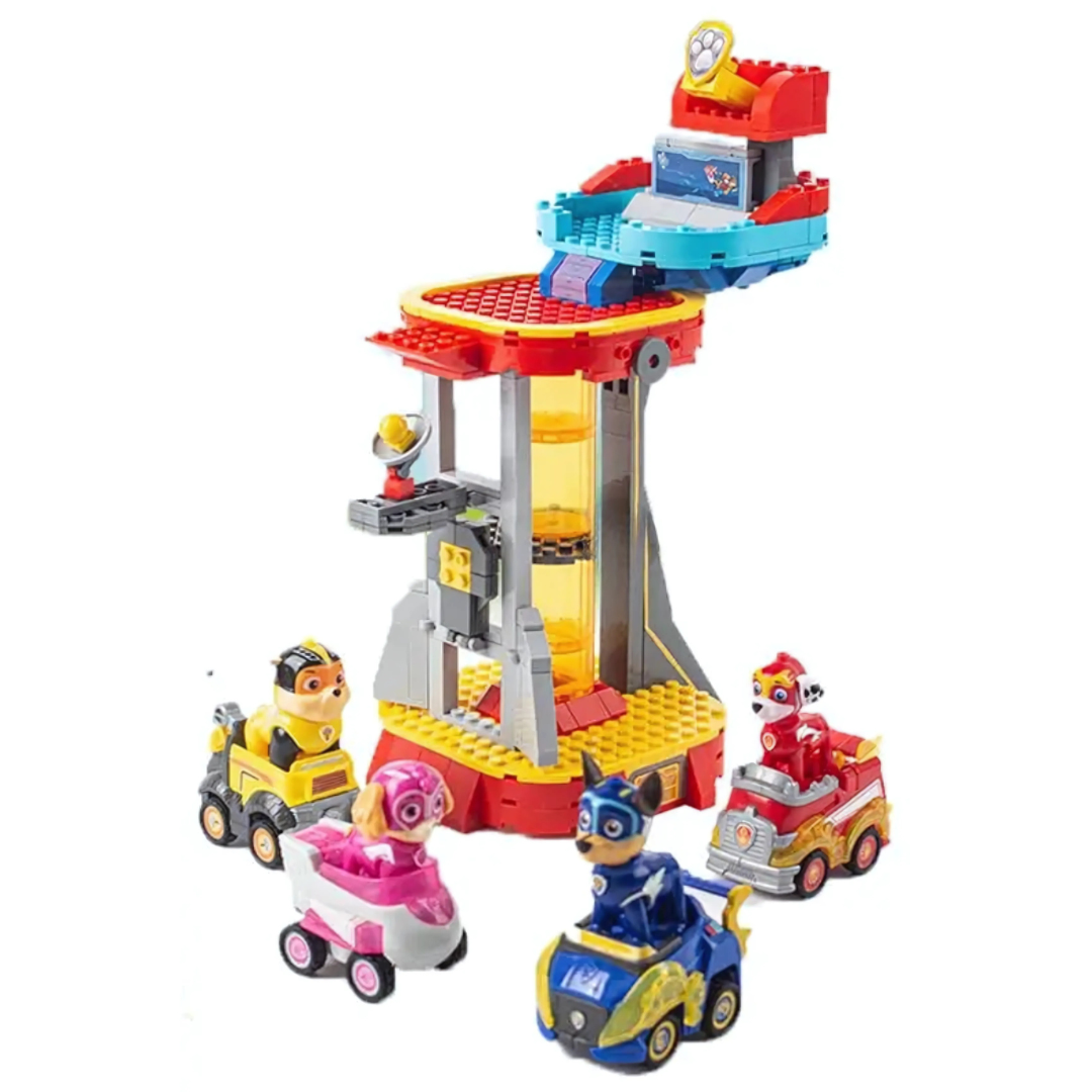 Action Figur Spielturm mit Autos und Figuren