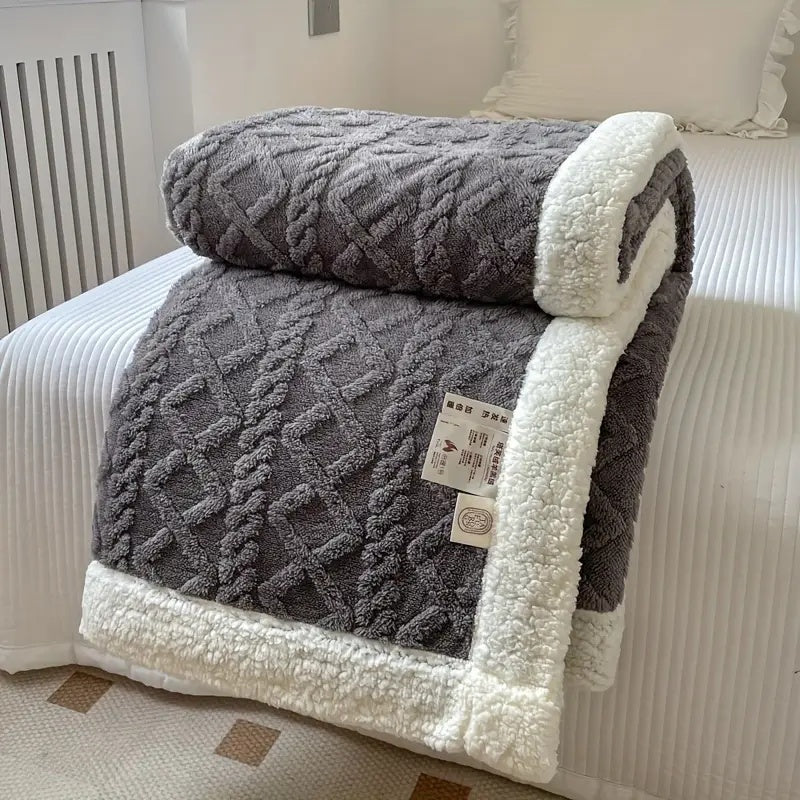Sherpa Kuscheldecke – Wendedecke mit Fleece für alle Jahreszeiten