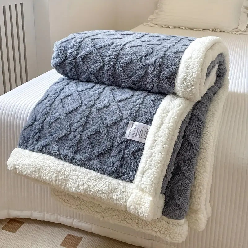 Sherpa Kuscheldecke – Wendedecke mit Fleece für alle Jahreszeiten