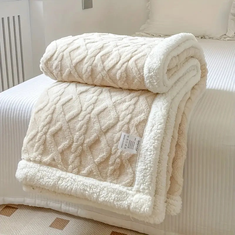 Sherpa Kuscheldecke – Wendedecke mit Fleece für alle Jahreszeiten