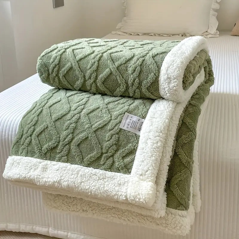 Sherpa Kuscheldecke – Wendedecke mit Fleece für alle Jahreszeiten