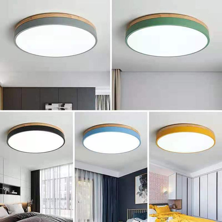 Moderne LED Deckenleuchte mit rundem Design für Wohnzimmer und Schlafzimmer