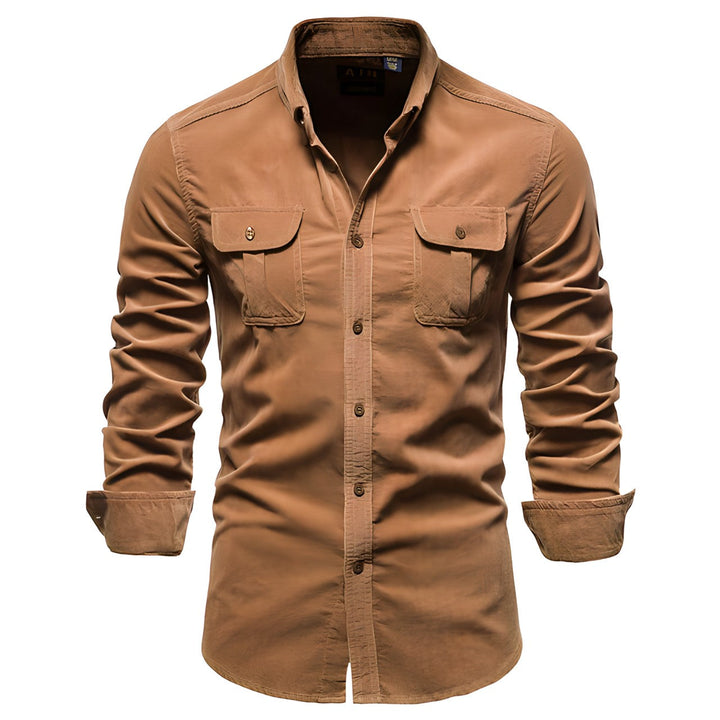 Herren Casual Hemd Mit Klassischem Schnitt