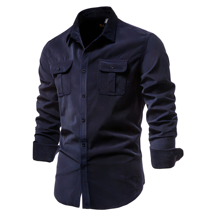 Herren Casual Hemd Mit Klassischem Schnitt