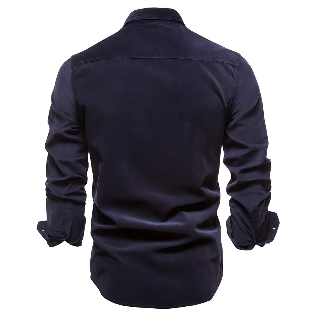 Herren Casual Hemd Mit Klassischem Schnitt