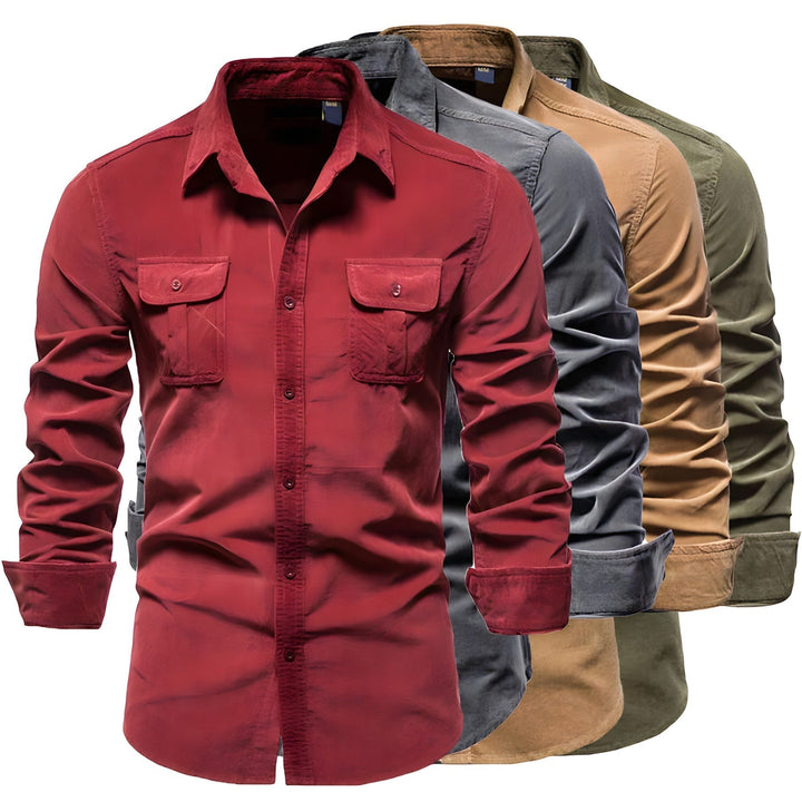 Herren Casual Hemd Mit Klassischem Schnitt