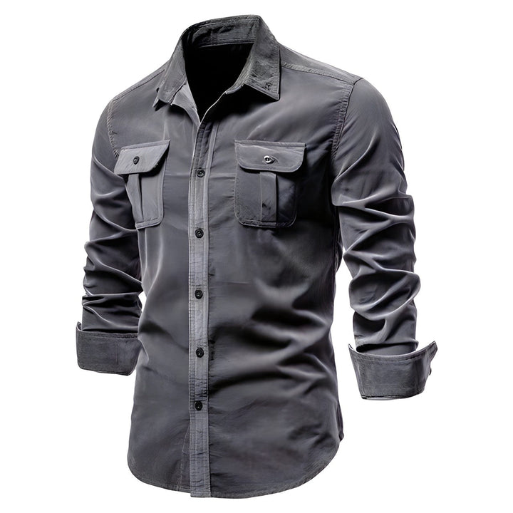 Herren Casual Hemd Mit Klassischem Schnitt
