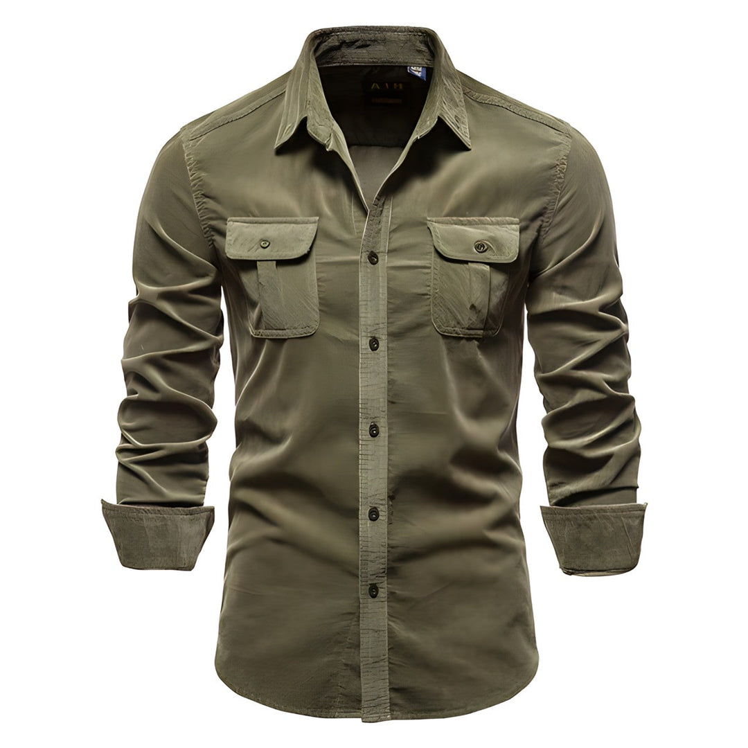 Herren Casual Hemd Mit Klassischem Schnitt