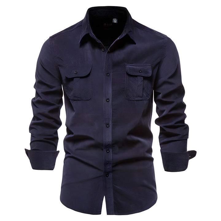 Herren Casual Hemd Mit Klassischem Schnitt