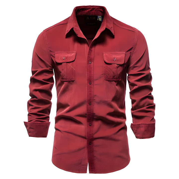 Herren Casual Hemd Mit Klassischem Schnitt