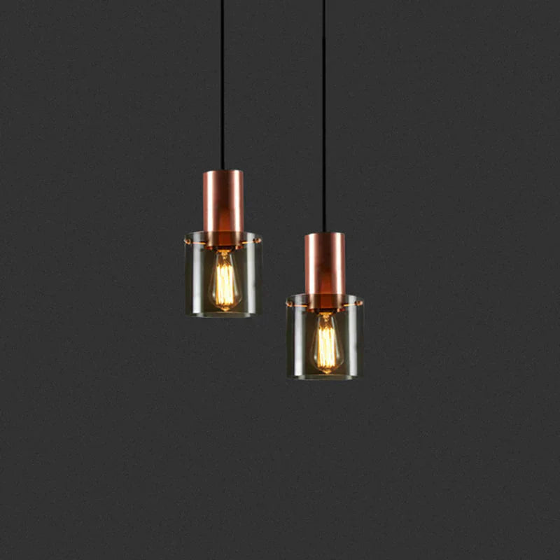 Pendelleuchte mit Rauchglas – E14, LED-kompatibel & modern
