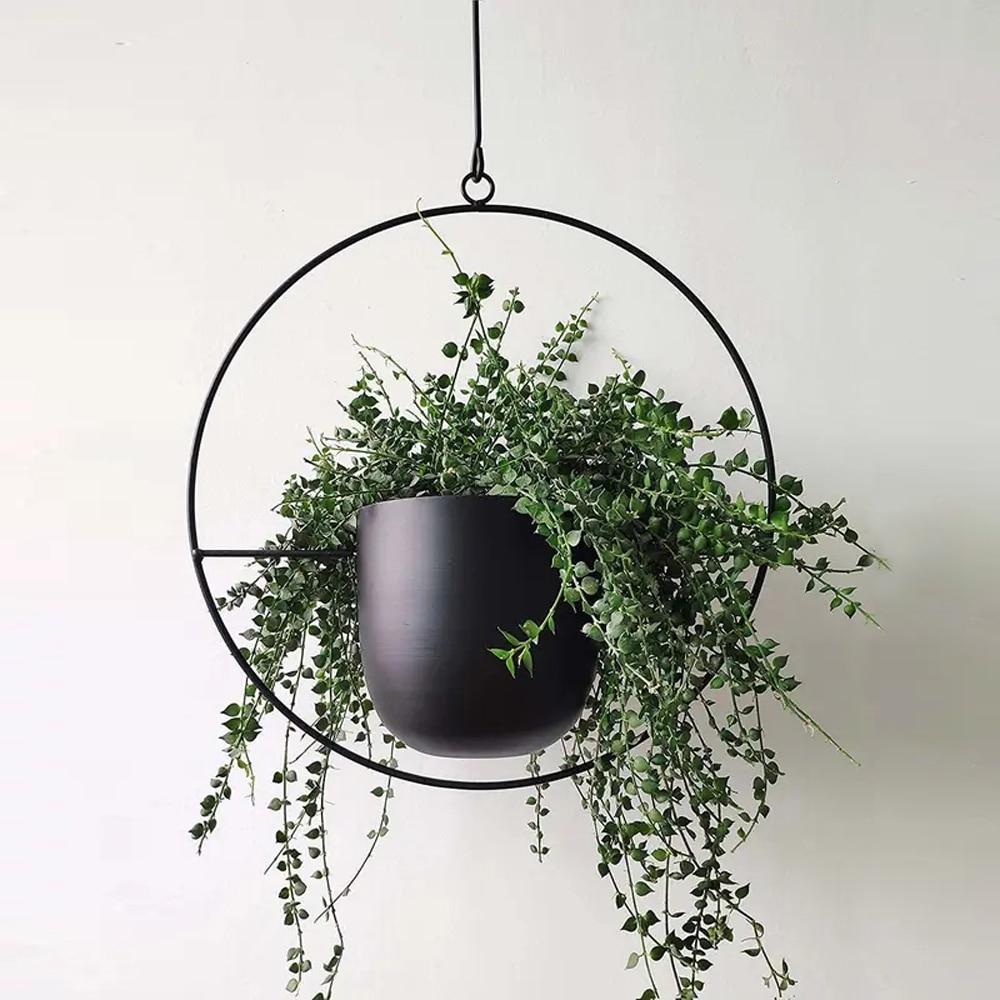 Moderner Wand-Pflanzenhalter aus Metall – Minimalistisches Design in verschiedenen Farben und Formen