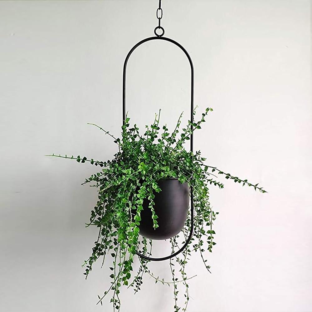 Moderner Wand-Pflanzenhalter aus Metall – Minimalistisches Design in verschiedenen Farben und Formen