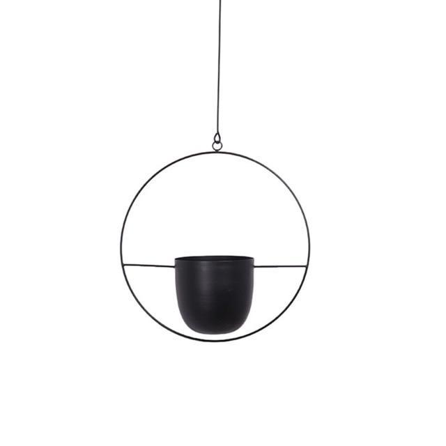 Moderner Wand-Pflanzenhalter aus Metall – Minimalistisches Design in verschiedenen Farben und Formen