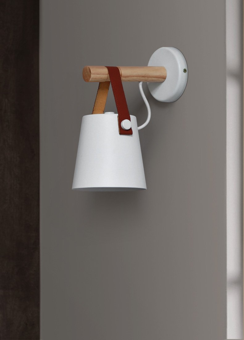 Moderne Wandleuchte im nordischen Stil mit Wandhalterung für Wohnzimmer und Flur