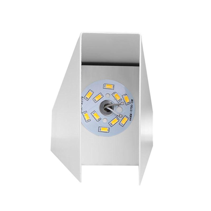 Moderne LED-Wandleuchte mit geometrischem Design für Flur und Wohnzimmer