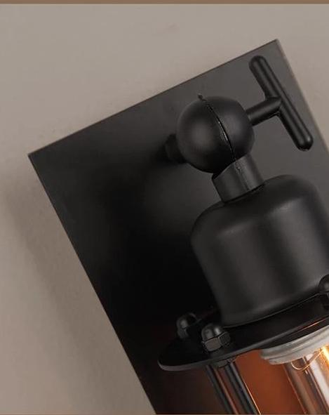 Vintage Wandleuchte im Industrie-Stil für Wohnzimmer, Flur oder Barbereich