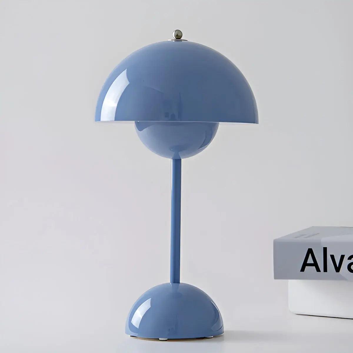 Kabellose LED Tischlampe Pillam mit Dimmfunktion – Edelstahl Design