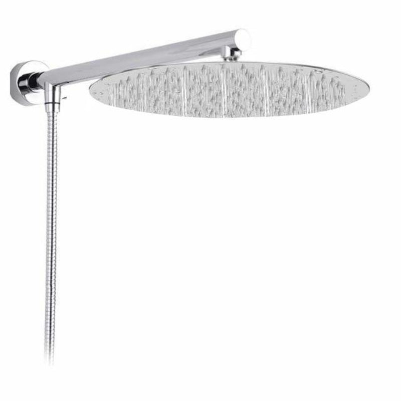 Ultraschmale Regendusche mit Wandarm